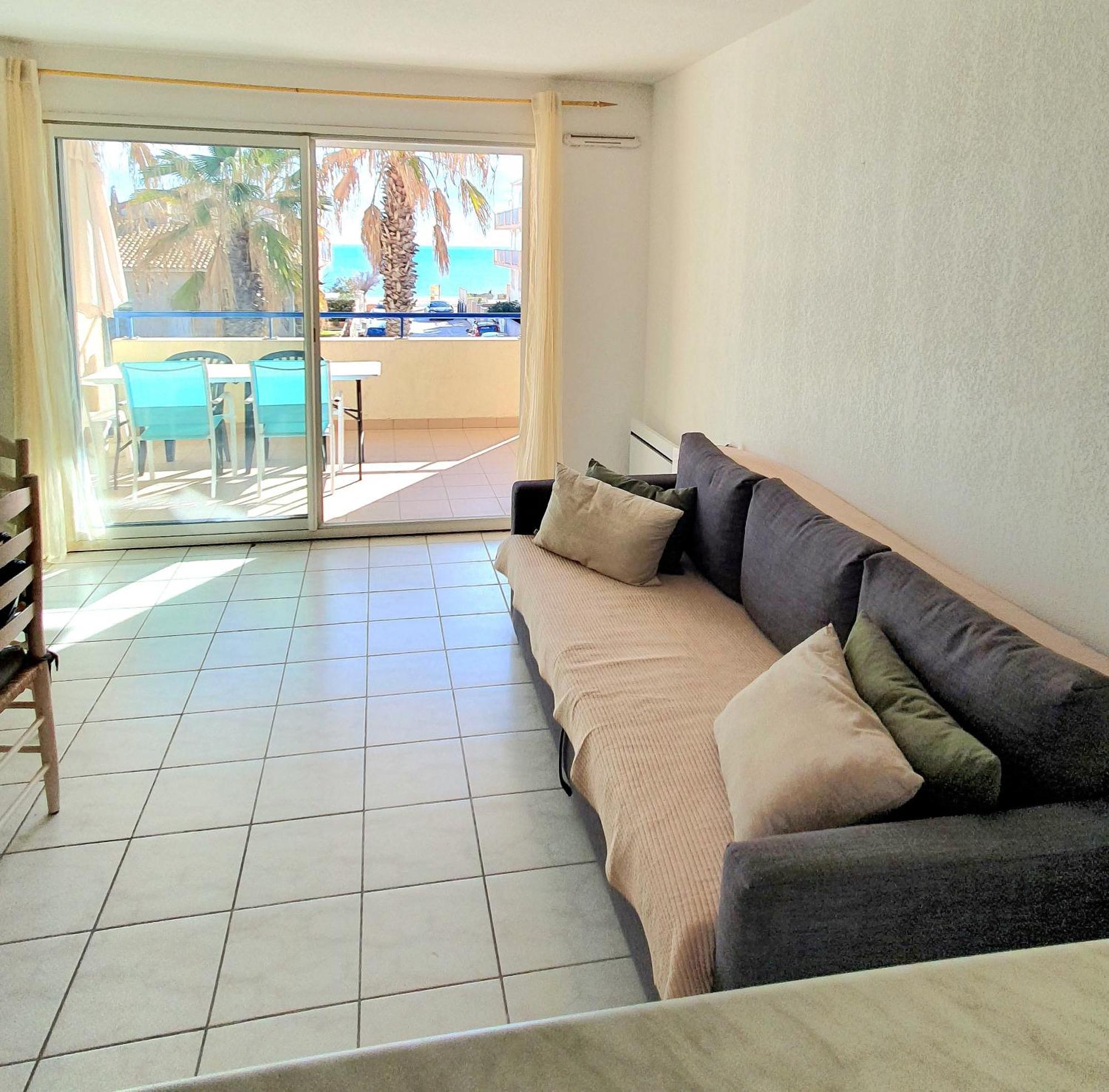 T2 Ecume Vue Mer Terrasse Parking Palavas-les-Flots Exterior foto